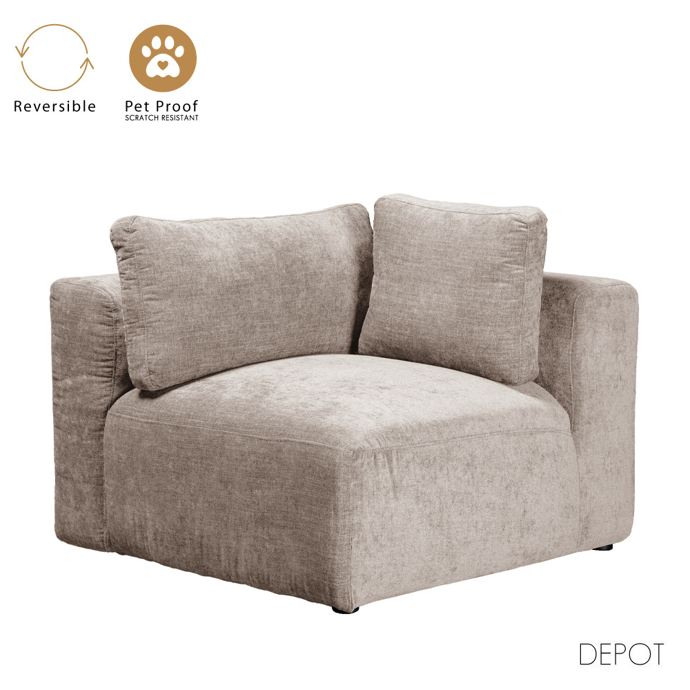 BOX ΠΟΛΥΘΡΟΝΑ ΜΕ ΜΠΡΑΤΣΟ ΑΝΑΣΤΡΕΨΙΜΗ BEIGE VOGUE 2 107x107x85