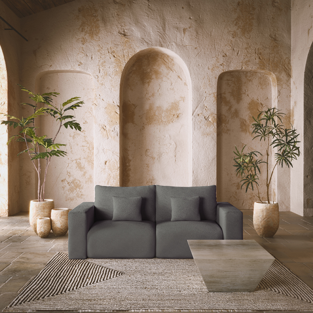 BOX ΠΟΛΥΘΡΟΝΑ ΜΕ ΜΠΡΑΤΣΟ ΑΝΑΣΤΡΕΨΙΜΗ ΓΚΡΙ VOGUE 14 107x107x85 - Image 2