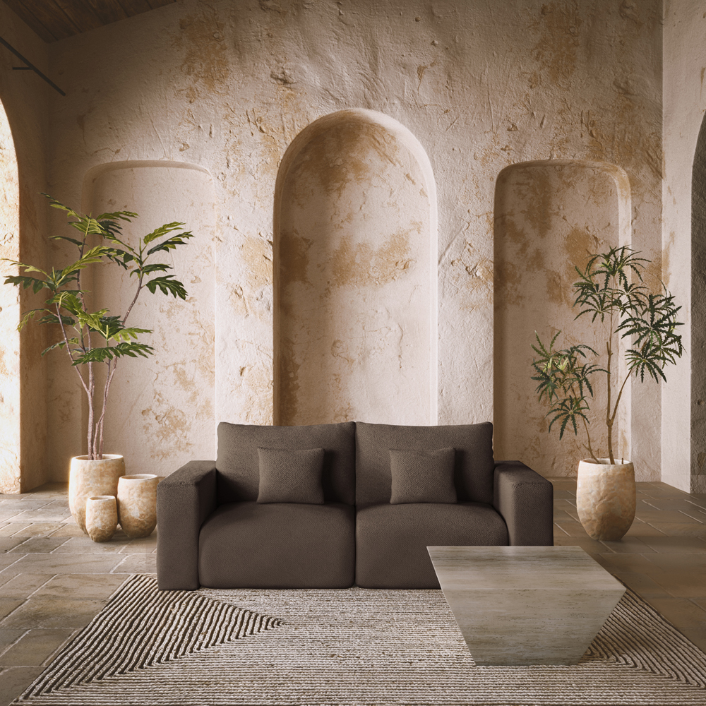 BOX ΠΟΛΥΘΡΟΝΑ ΜΕ ΜΠΡΑΤΣΟ ΑΝΑΣΤΡΕΨΙΜΗ ΚΑΦΕ VOGUE 5 107x107x85 - Image 2