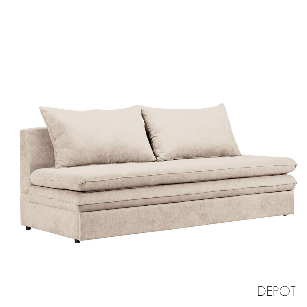 GIRASOLE ΚΑΝΑΠΕΣ ΚΡΕΒΑΤΙ 3ΘΕΣΙΟΣ BEIGE ASTI 1 200x87x90