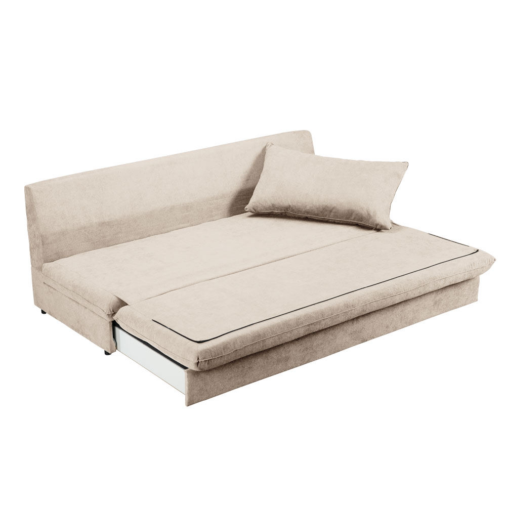 GIRASOLE ΚΑΝΑΠΕΣ ΚΡΕΒΑΤΙ 3ΘΕΣΙΟΣ BEIGE ASTI 1 200x87x90 - Image 2
