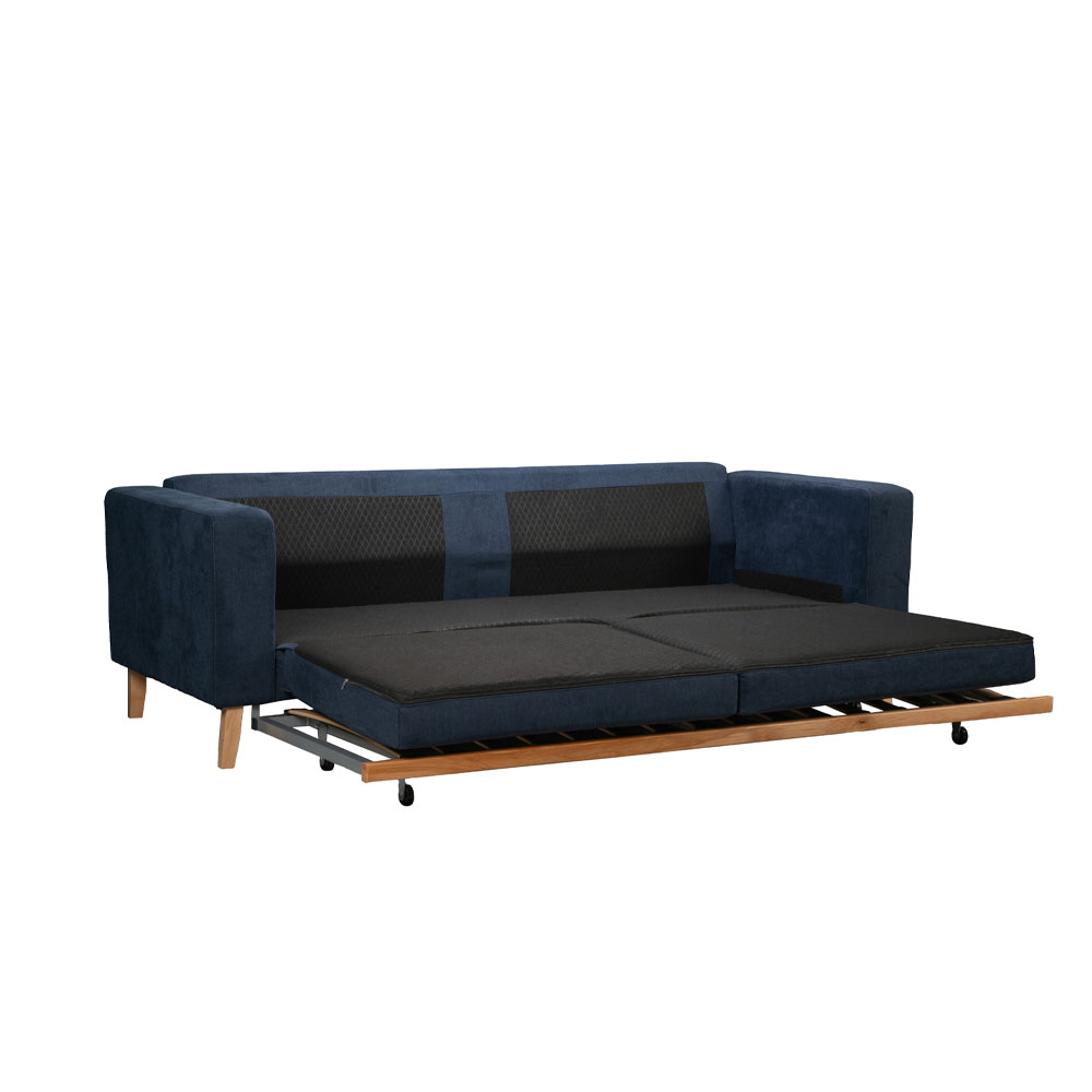 LUSSO ΚΑΝΑΠΕΣ ΚΡΕΒΑΤΙ 3ΘΕΣΙΟΣ ΜΠΛΕ LINO 89 218x85x87 - Image 5