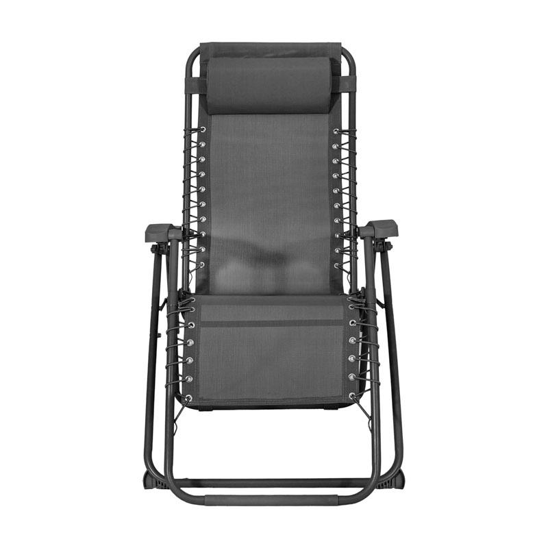 ΑΝΑΔΙΠΛΟΥΜΕΝΗ ΠΟΛΥΘΡΟΝΑ ΕΞΟΧΗΣ "Zero Gravity Deluxe" ΓΚΡΙ ΧΡΩΜΑ 93x65x112εκ - Image 3