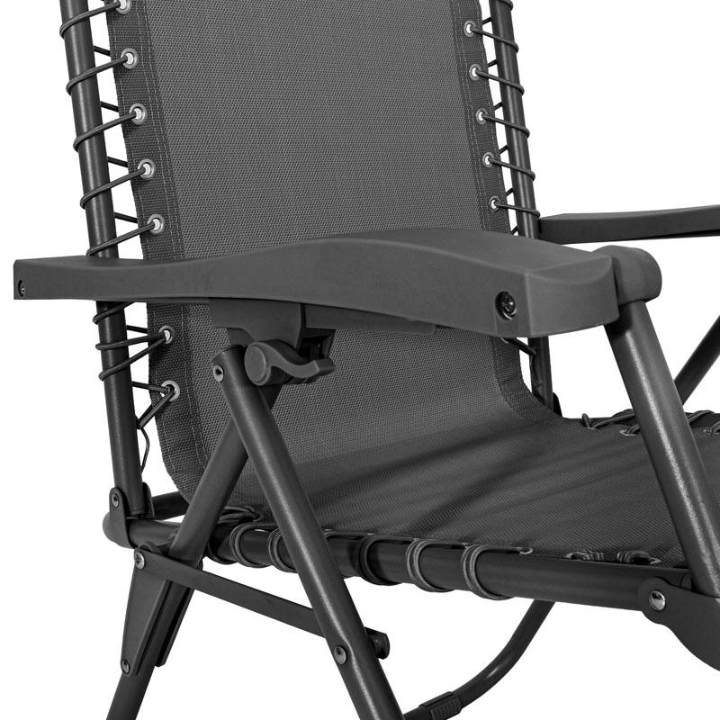 ΑΝΑΔΙΠΛΟΥΜΕΝΗ ΠΟΛΥΘΡΟΝΑ ΕΞΟΧΗΣ "Zero Gravity Deluxe" ΓΚΡΙ ΧΡΩΜΑ 93x65x112εκ - Image 9