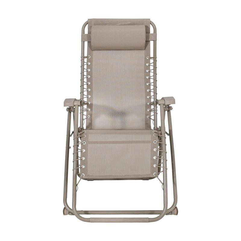 ΑΝΑΔΙΠΛΟΥΜΕΝΗ ΠΟΛΥΘΡΟΝΑ ΕΞΟΧΗΣ "Zero Gravity Deluxe" ΜΠΕΖ ΧΡΩΜΑ 93x65x112εκ - Image 3