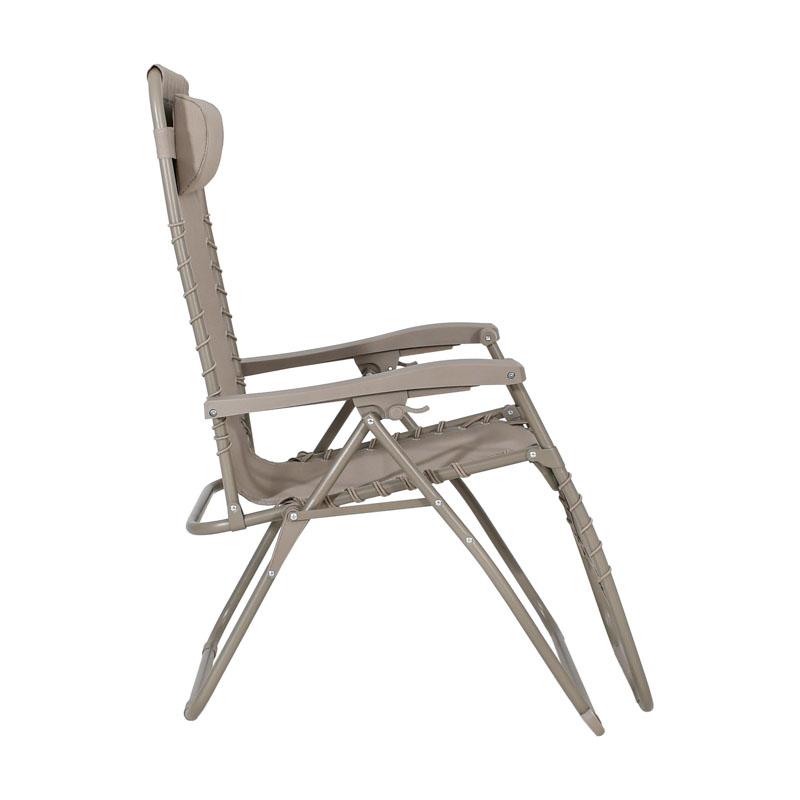 ΑΝΑΔΙΠΛΟΥΜΕΝΗ ΠΟΛΥΘΡΟΝΑ ΕΞΟΧΗΣ "Zero Gravity Deluxe" ΜΠΕΖ ΧΡΩΜΑ 93x65x112εκ - Image 4