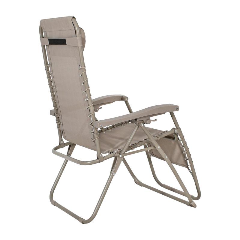 ΑΝΑΔΙΠΛΟΥΜΕΝΗ ΠΟΛΥΘΡΟΝΑ ΕΞΟΧΗΣ "Zero Gravity Deluxe" ΜΠΕΖ ΧΡΩΜΑ 93x65x112εκ - Image 6