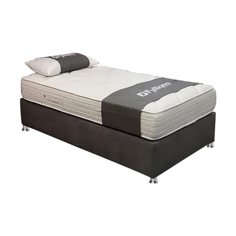 ΒΑΣΗ ΚΡΕΒΑΤΙΟΥ Lionel ΓΚΡΙ ΧΡΩΜΑ ΜΕ ΠΟΔΙΑ ΧΡΩΜΙΟΥ 90x200x20