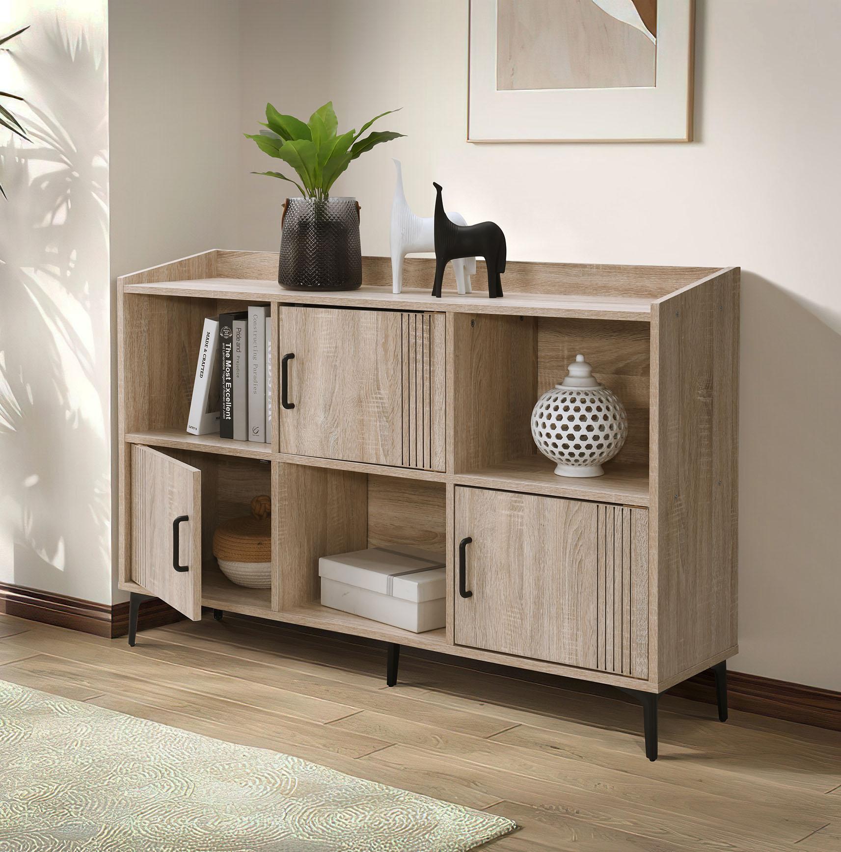 ΒΙΒΛΙΟΘΗΚΗ-ΡΑΦΙΕΡΑ Board SONOMA ΧΡΩΜΑ 120x30x80εκ - Image 2