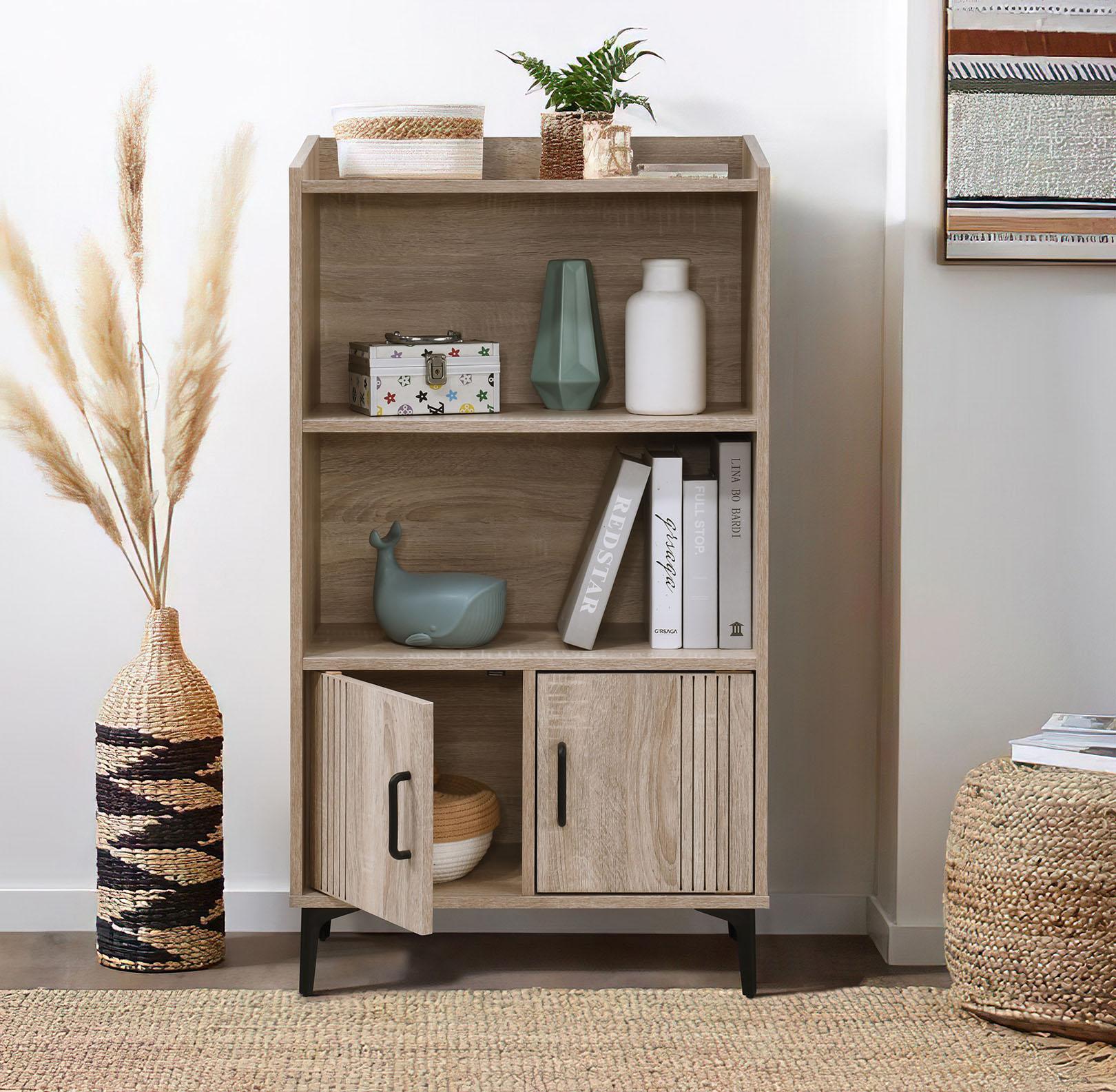 ΒΙΒΛΙΟΘΗΚΗ-ΡΑΦΙΕΡΑ Board SONOMA ΧΡΩΜΑ 60x30x112εκ - Image 2