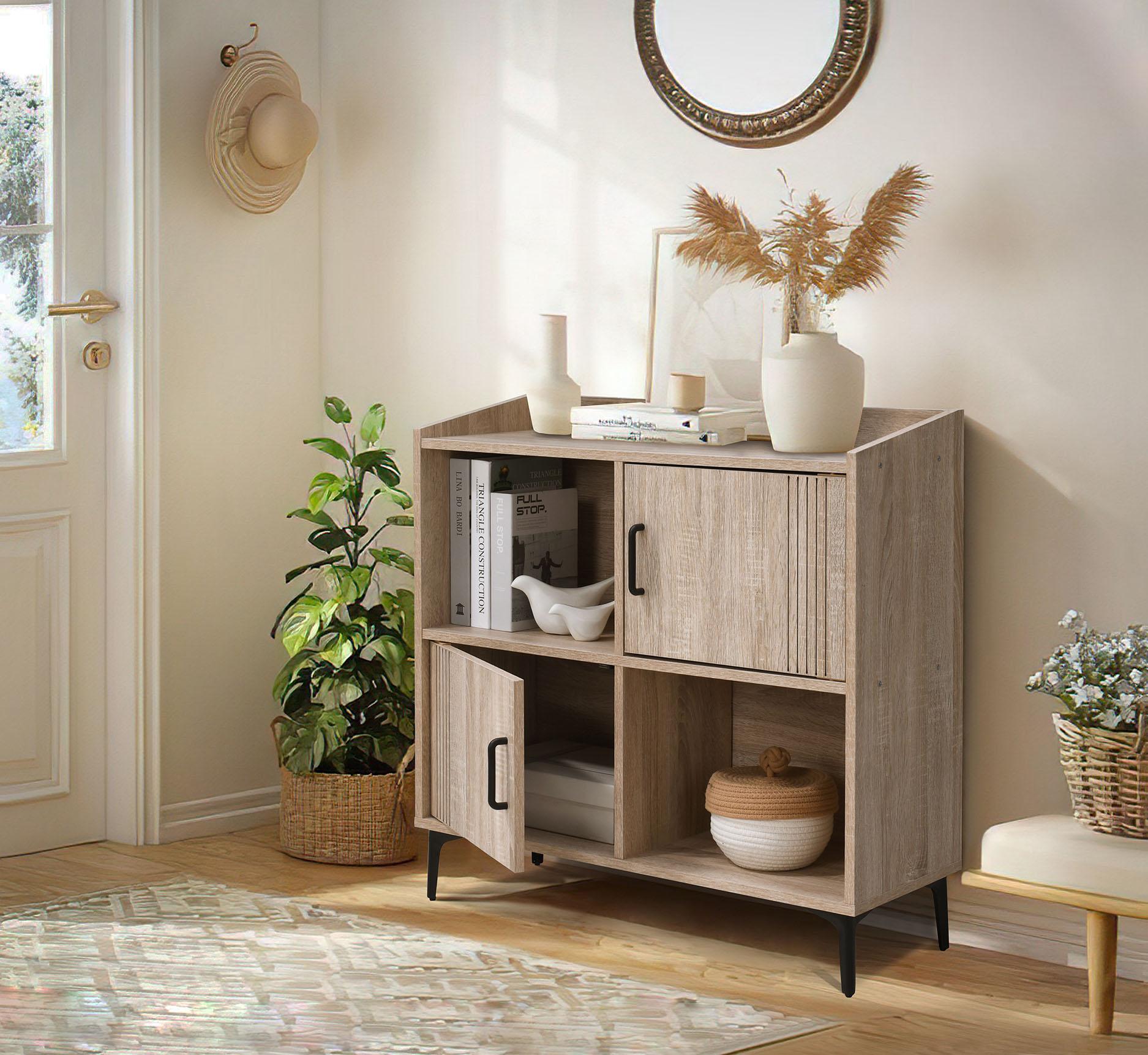 ΒΙΒΛΙΟΘΗΚΗ-ΡΑΦΙΕΡΑ Board SONOMA ΧΡΩΜΑ 80x30x80εκ - Image 2