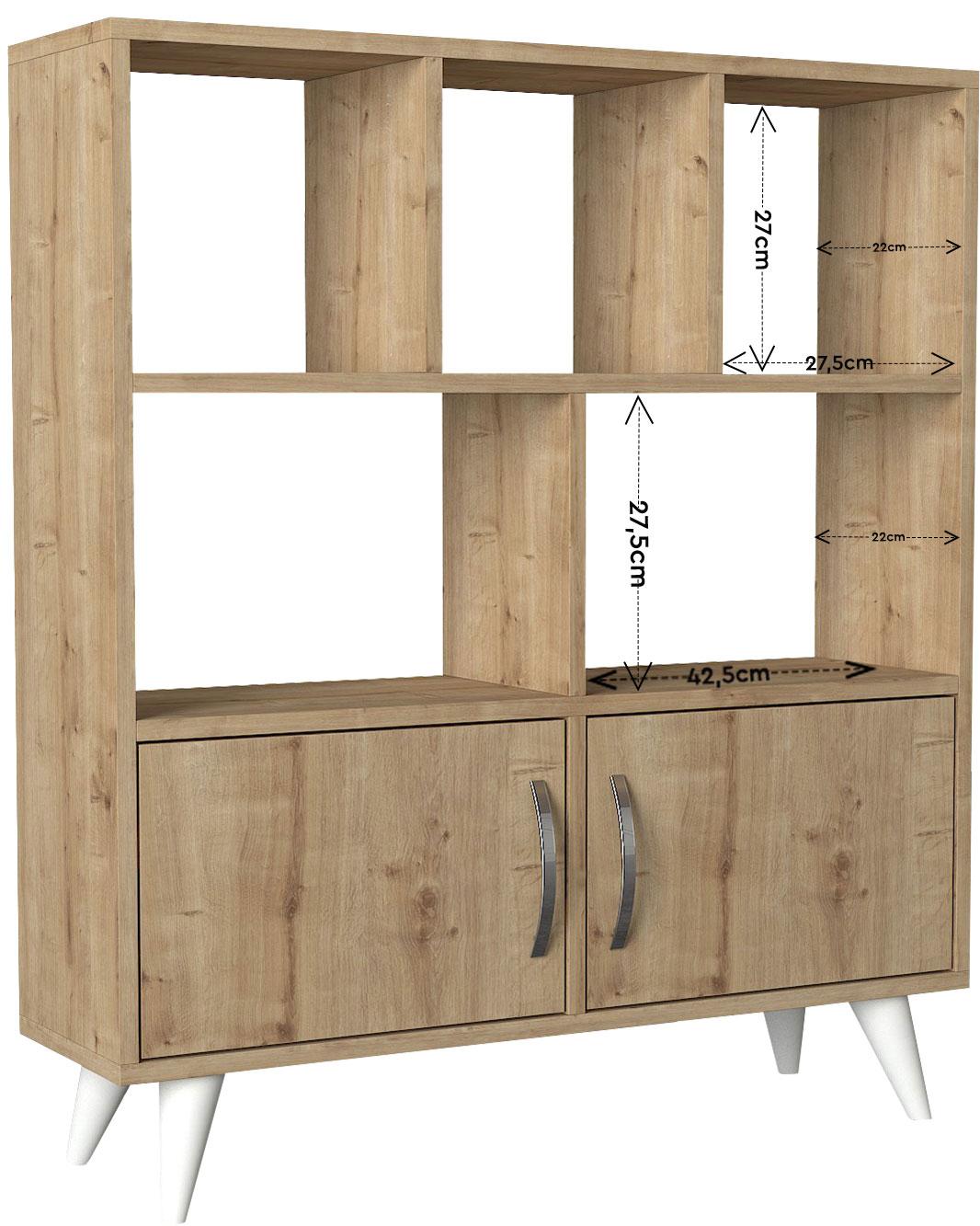 ΒΙΒΛΙΟΘΗΚΗ-ΡΑΦΙΕΡΑ Orbit SONOMA 90*22*105 - Image 5