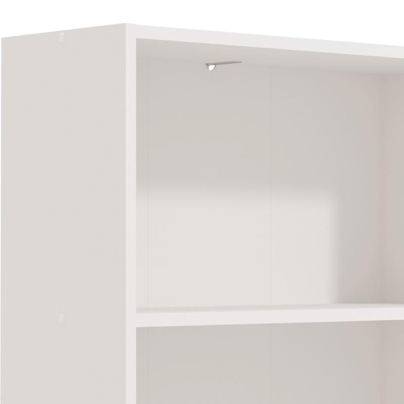 ΒΙΒΛΙΟΘΗΚΗ TOMAR 3 ΛΕΥΚΟ ΧΡΩΜΑ 70x24,5x107,5εκ - Image 4