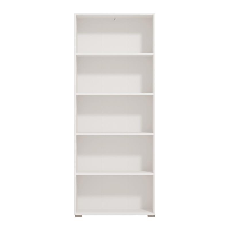 ΒΙΒΛΙΟΘΗΚΗ TOMAR 5 ΛΕΥΚΟ 70x24,5x176,5εκ - Image 3