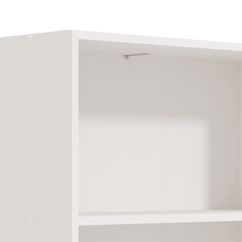 ΒΙΒΛΙΟΘΗΚΗ TOMAR 5 ΛΕΥΚΟ 70x24,5x176,5εκ - Image 4