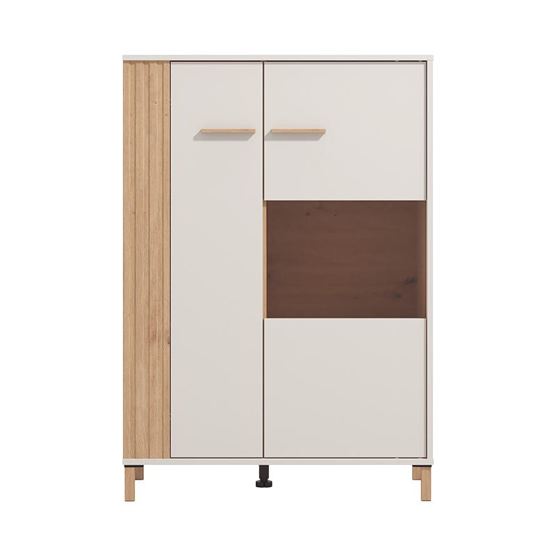ΒΙΤΡΙΝΑ BELFORT 2K VS1 CASHMERE-ARTISAN OAK 85x40x122εκ o.r.s - Image 3