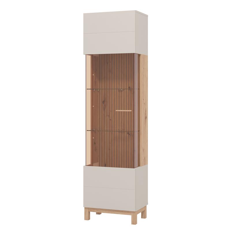 ΒΙΤΡΙΝΑ ESSEX 1K VS1 191 CASHMERE/ARTISAN OAK 52x35x192εκ - Image 6