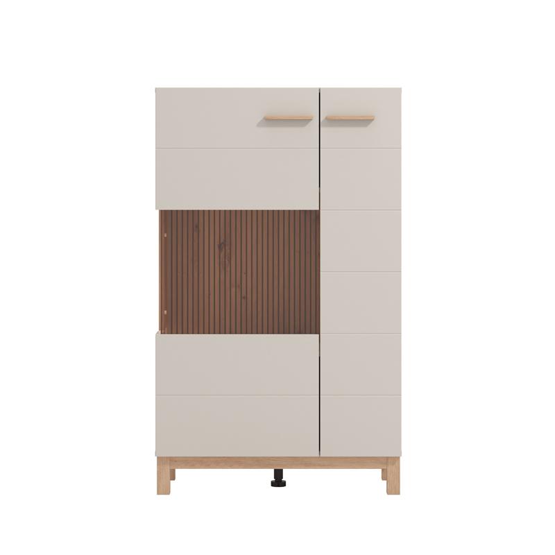 ΒΙΤΡΙΝΑ ESSEX 2K VS1 127 CASHMERE/ARTISAN OAK 77x35x128εκ - Image 3