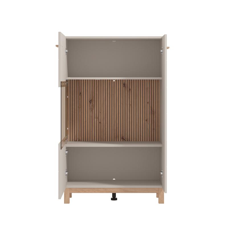 ΒΙΤΡΙΝΑ ESSEX 2K VS1 127 CASHMERE/ARTISAN OAK 77x35x128εκ - Image 4