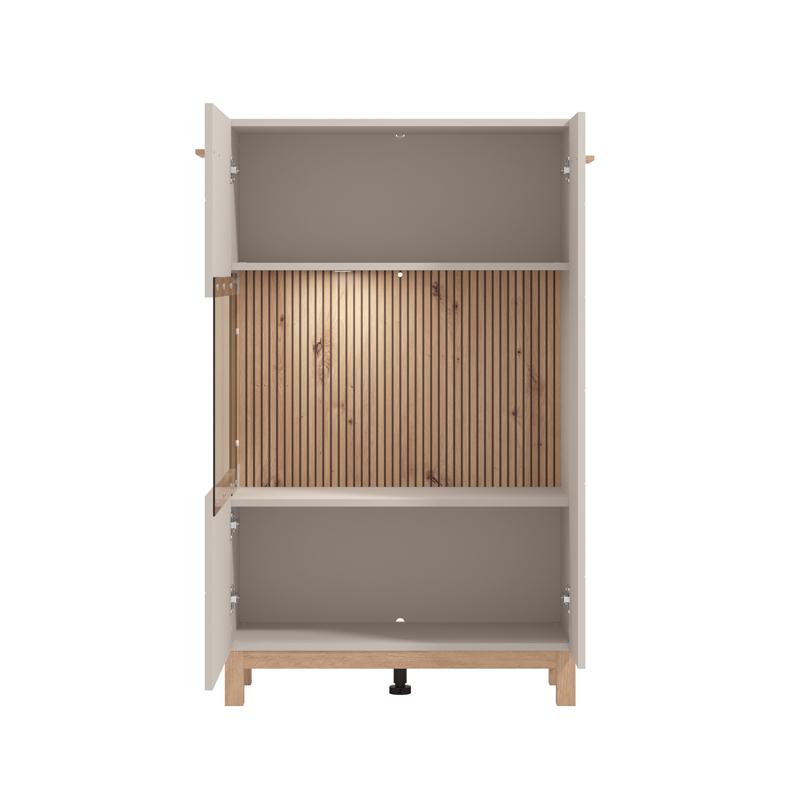 ΒΙΤΡΙΝΑ ESSEX 2K VS1 127 CASHMERE/ARTISAN OAK 77x35x128εκ - Image 5