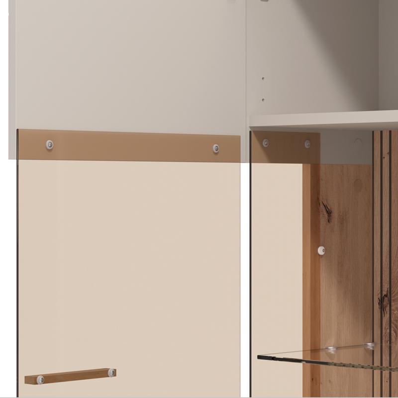 ΒΙΤΡΙΝΑ ESSEX 2K VS2 147 CASHMERE/ARTISAN OAK 90x35x147εκ - Image 5