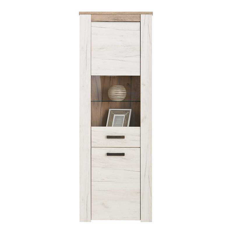 ΒΙΤΡΙΝΑ Kent VS GREY OAK-WHITE OAK 68x36x195εκ knt - Image 3