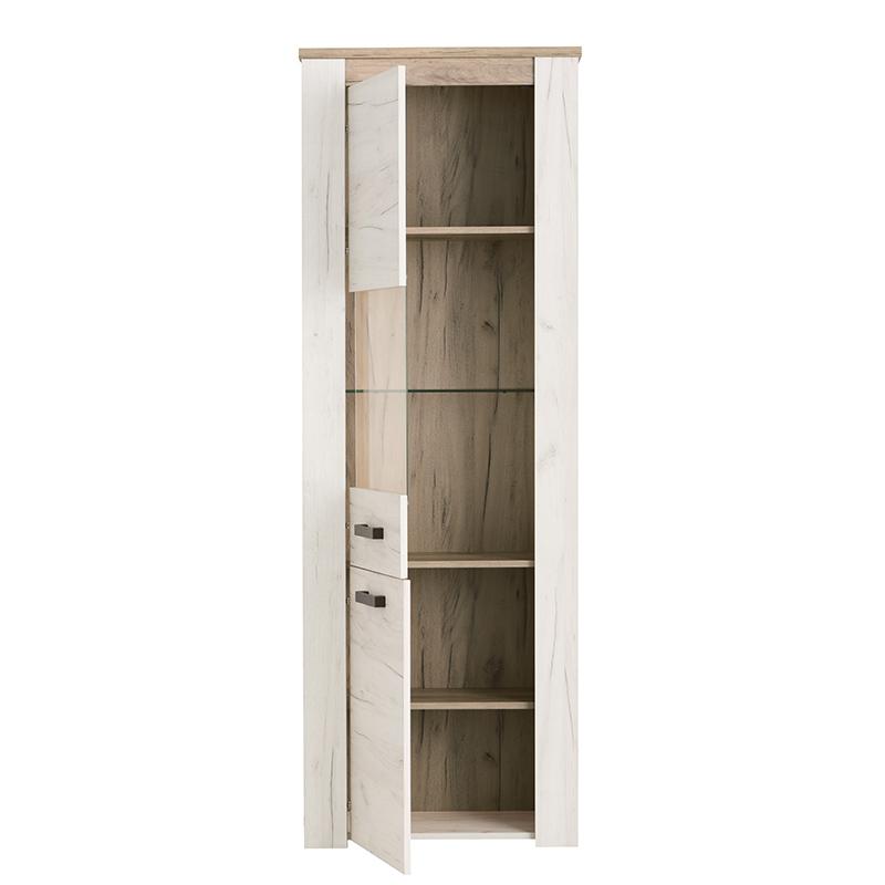 ΒΙΤΡΙΝΑ Kent VS GREY OAK-WHITE OAK 68x36x195εκ knt - Image 4