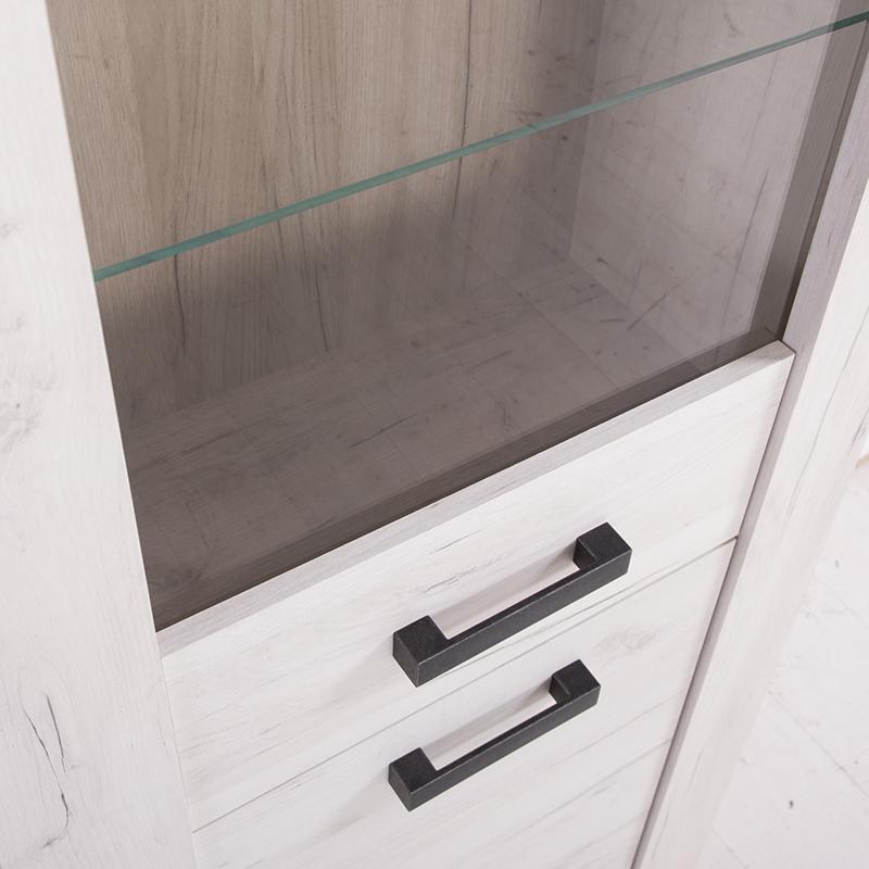 ΒΙΤΡΙΝΑ Kent VS GREY OAK-WHITE OAK 68x36x195εκ knt - Image 6