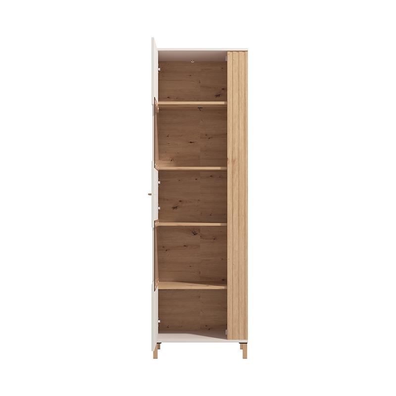 ΒΙΤΡΙΝΑ ΜΟΝΟΦΥΛΛΗ BELFORT 1K VS1 CASHMERE-ARTISAN OAK 60x40x193εκ o.r.s - Image 4