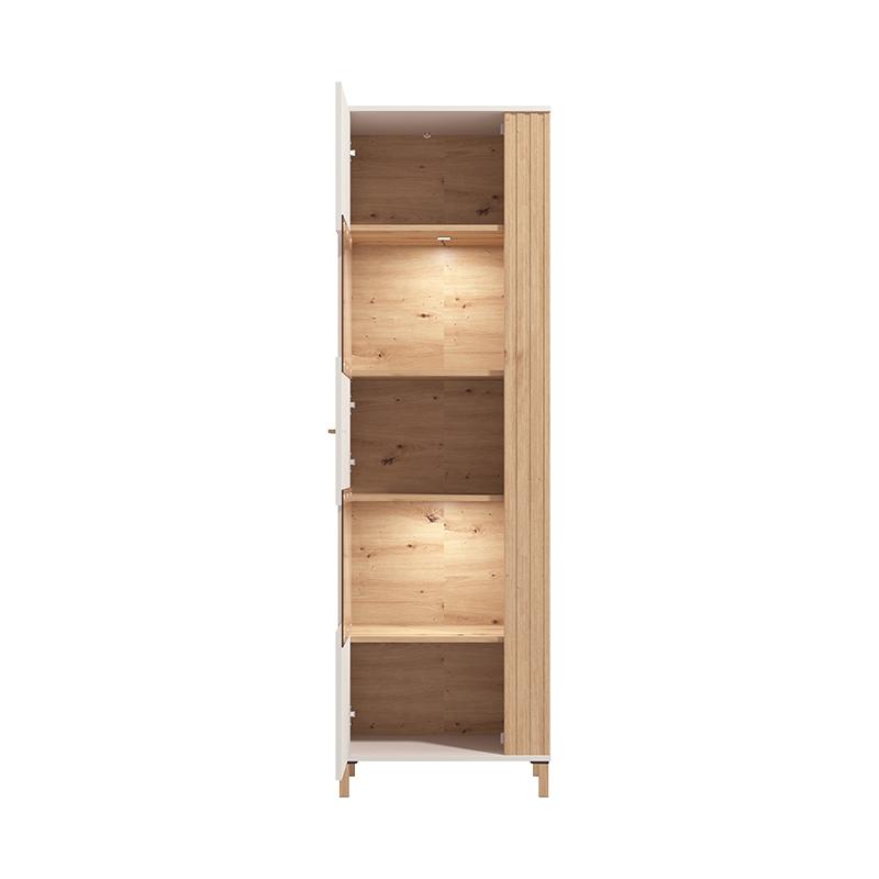 ΒΙΤΡΙΝΑ ΜΟΝΟΦΥΛΛΗ BELFORT 1K VS1 CASHMERE-ARTISAN OAK 60x40x193εκ o.r.s - Image 7