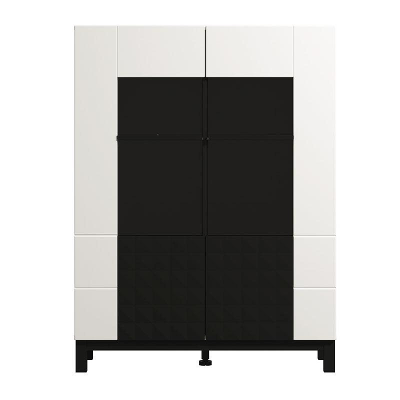 ΒΙΤΡΙΝΑ SARTHE 2K VS2 ΛΕΥΚΟ-ΜΑΥΡΟ-ΛΕΥΚΟ ΜΑΤ-ΜΑΥΡΟ MAT 96x35x128εκ n.t.v - Image 3