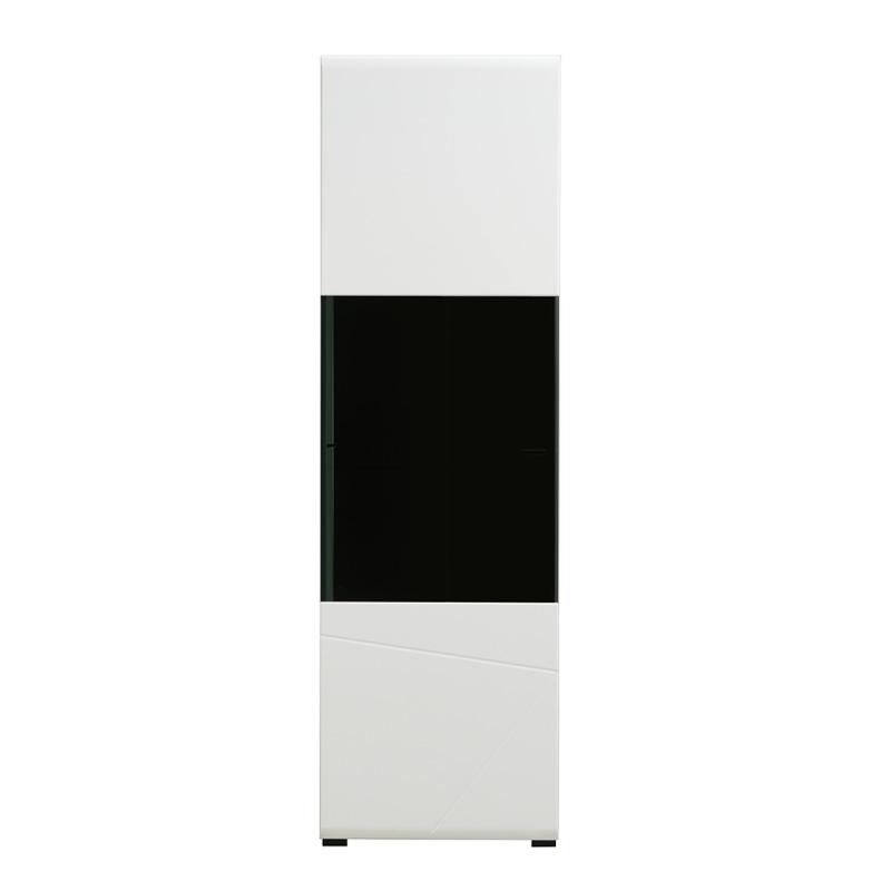 ΒΙΤΡΙΝΑ TRENTINO 1K VS ΛΕΥΚΟ-ΜΑΥΡΟ-ΛΕΥΚΗ ΛΑΚΑ 58x35x190εκ s.p.f - Image 3