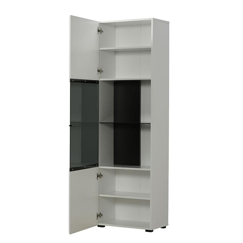 ΒΙΤΡΙΝΑ TRENTINO 1K VS ΛΕΥΚΟ-ΜΑΥΡΟ-ΛΕΥΚΗ ΛΑΚΑ 58x35x190εκ s.p.f - Image 5