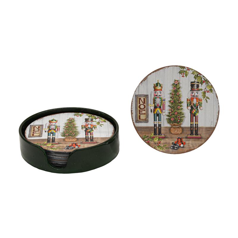 ΧΡΙΣΤΟΥΓΕΝΝΙΑΤΙΚA ΠΛΑΣΤΙΚΑ ΣΟΥΒΕΡ ΣΕ ΘΗΚΗ FL12802 ΚΟΚΚΙΝΟ-ΛΕΥΚΟ-ΚΑΦΕ 10x4εκ - Image 3