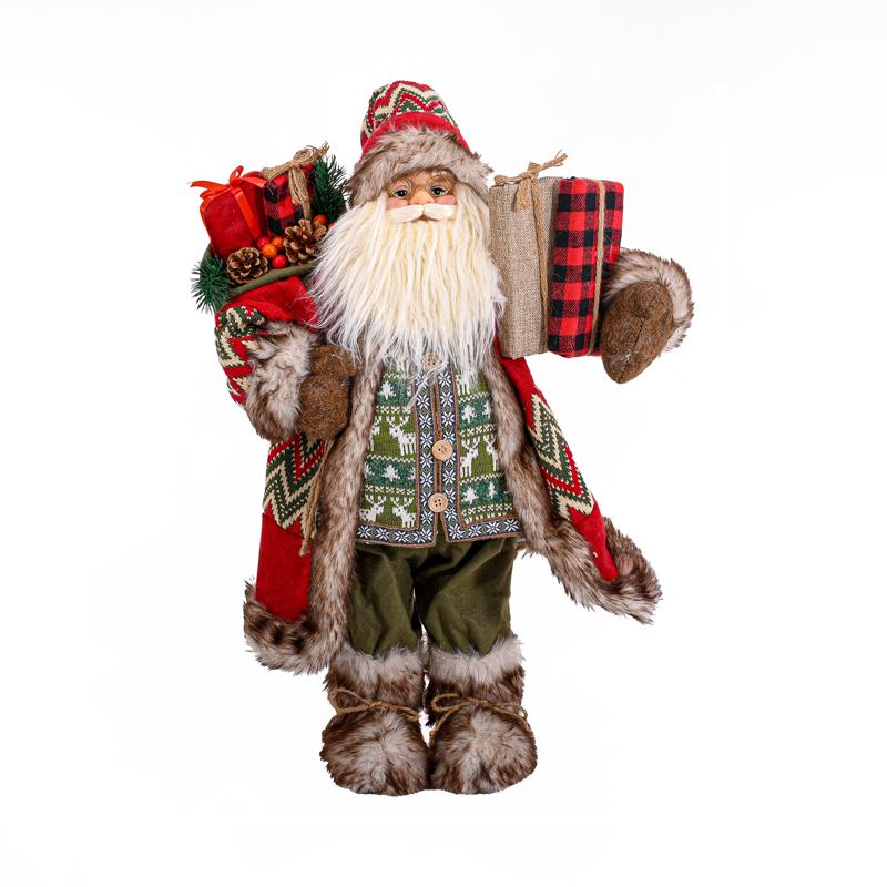 ΧΡΙΣΤΟΥΓΕΝΝΙΑΤΙΚΗ ΦΙΓΟΥΡΑ ΑΓΙΟΣ ΒΑΣΙΛΗΣ FL36046 ΚΟΚΚΙΝΟ ΧΡΩΜΑ 60εκ