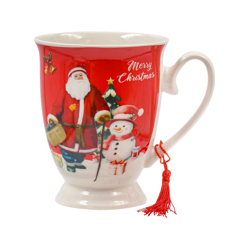 ΧΡΙΣΤΟΥΓΕΝΝΙΑΤΙΚΗ ΚΟΥΠΑ ΣΕ ΚΟΥΤΙ ΔΩΡΟΥ 1/4 FL897 ΑΓΙΟΣ ΒΑΣΙΛΗΣ ΜΕ ΧΙΟΝΑNΘΡΩΠΟ 9x11εκ - Image 5