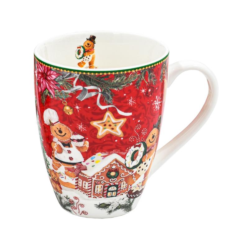 ΧΡΙΣΤΟΥΓΕΝΝΙΑΤΙΚΗ ΚΟΥΠΑ ΣΕΤ 2 ΤΕΜ ΣΕ ΚΟΥΤΙ FL002 GINGERBREAD MAN 8x11εκ - Image 3