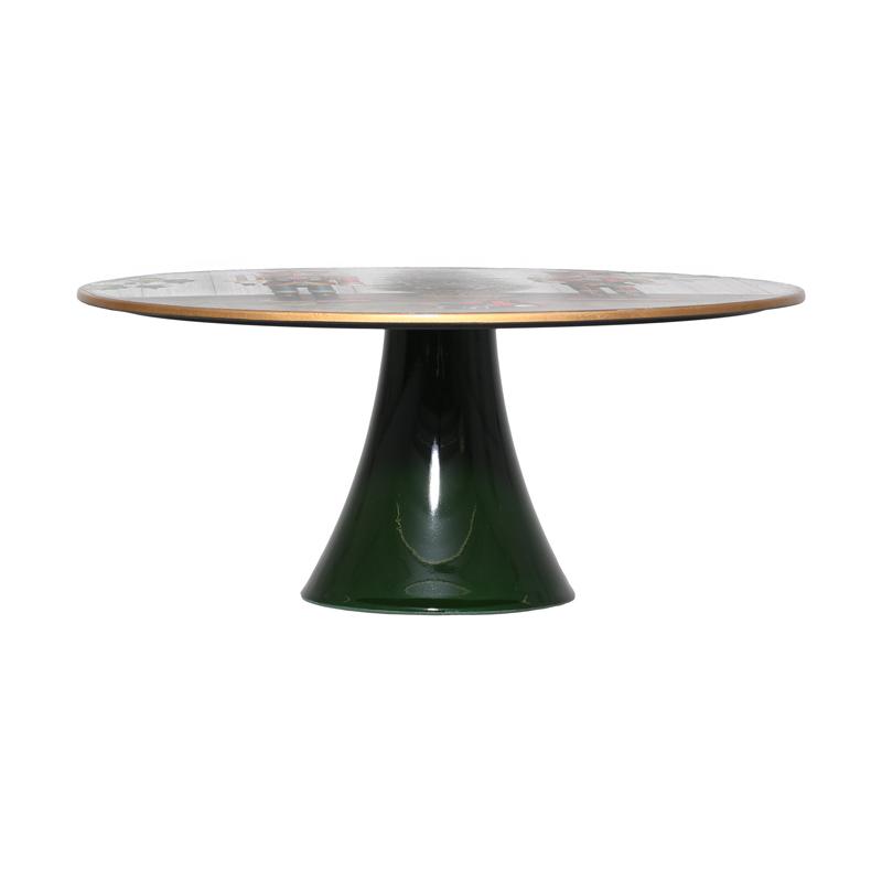 ΧΡΙΣΤΟΥΓΕΝΝΙΑΤΙΚΗ ΠΛΑΣΤΙΚΗ ΤΟΥΡΤΙΕΡΑ FL13082 ΚΟΚΚΙΝΟ-ΛΕΥΚΟ-ΚΑΦΕ 33x14εκ - Image 4