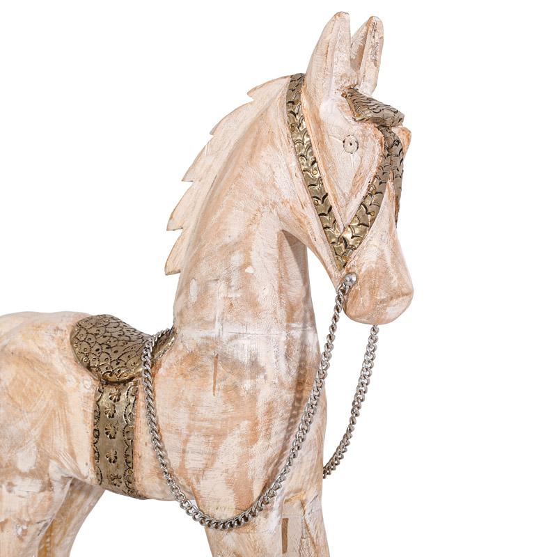 ΔΙΑΚΟΣΜΗΤΙΚΟ ΑΛΟΓΟ ΣΕ VINTAGE ΣΤΥΛ Fylianna FL6562 ΛΕΥΚΟ ΑΝΤΙΚΕ ΧΡΩΜΑ 38x13x60εκ - Image 3