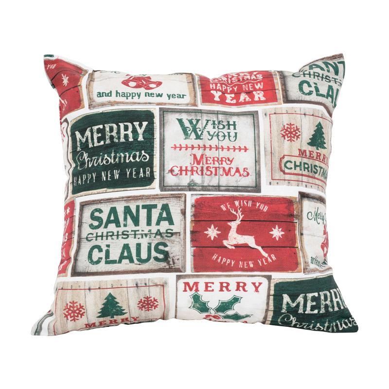 ΧΡΙΣΤΟΥΓΕΝΝΙΑΤΙΚΟ ΔΙΑΚΟΣΜΗΤΙΚΟ ΜΑΞΙΛΑΡΙ "Xmas Vintage" 40x40εκ