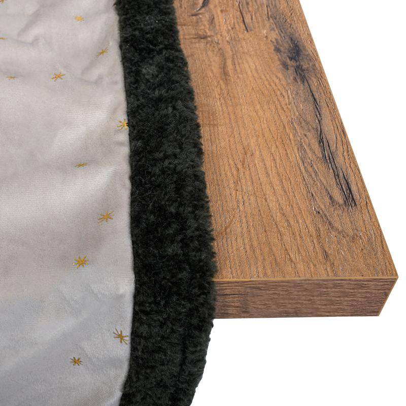 ΔΙΑΚΟΣΜΗΤΙΚΗ ΧΡΙΣΤΟΥΓΕΝΝΙΑΤΙΚΗ ΤΡΑΒΕΡΣΑ FL1986 ΜΠΕΖ-ΠΡΑΣΙΝΟ-ΧΡΥΣΟ 40x140εκ - Image 4