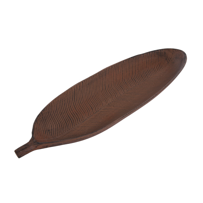 ΔΙΑΚΟΣΜΗΤΙΚΗ ΠΙΑΤΕΛΑ MDF ΣΕ ΣΧΗΜΑ ΦΥΛΛΟΥ ΚΑΦΕ 40x14 sls