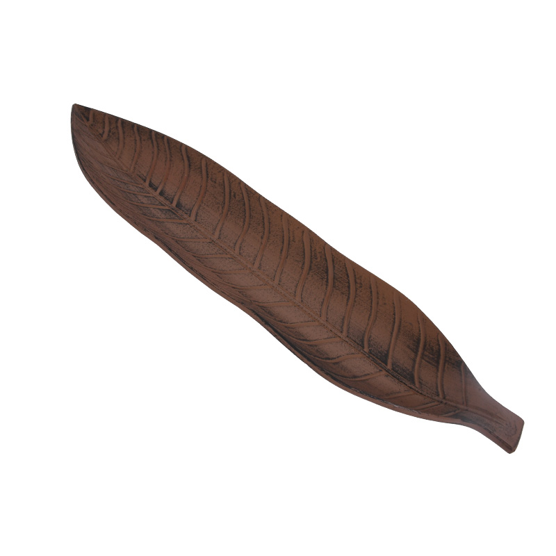 ΔΙΑΚΟΣΜΗΤΙΚΗ ΠΙΑΤΕΛΑ MDF ΣΕ ΣΧΗΜΑ ΦΥΛΛΟΥ ΚΑΦΕ 54x16εκ