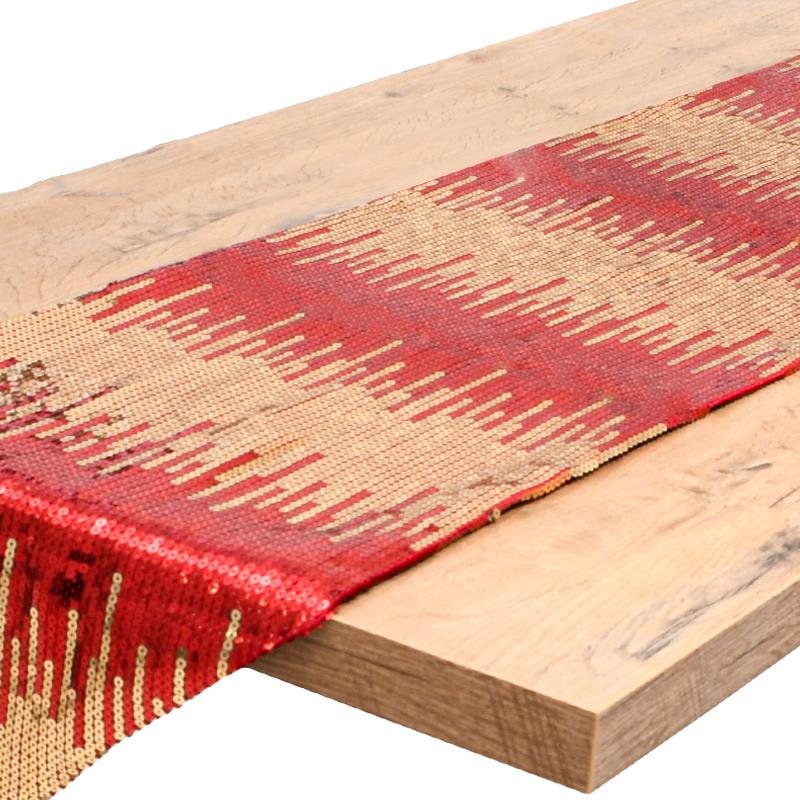 ΔΙΑΚΟΣΜΗΤΙΚΗ ΤΡΑΒΕΡΣΑ FL012 ΚΟΚΚΙΝΟ ΧΡΩΜΑ 150x32εκ - Image 4