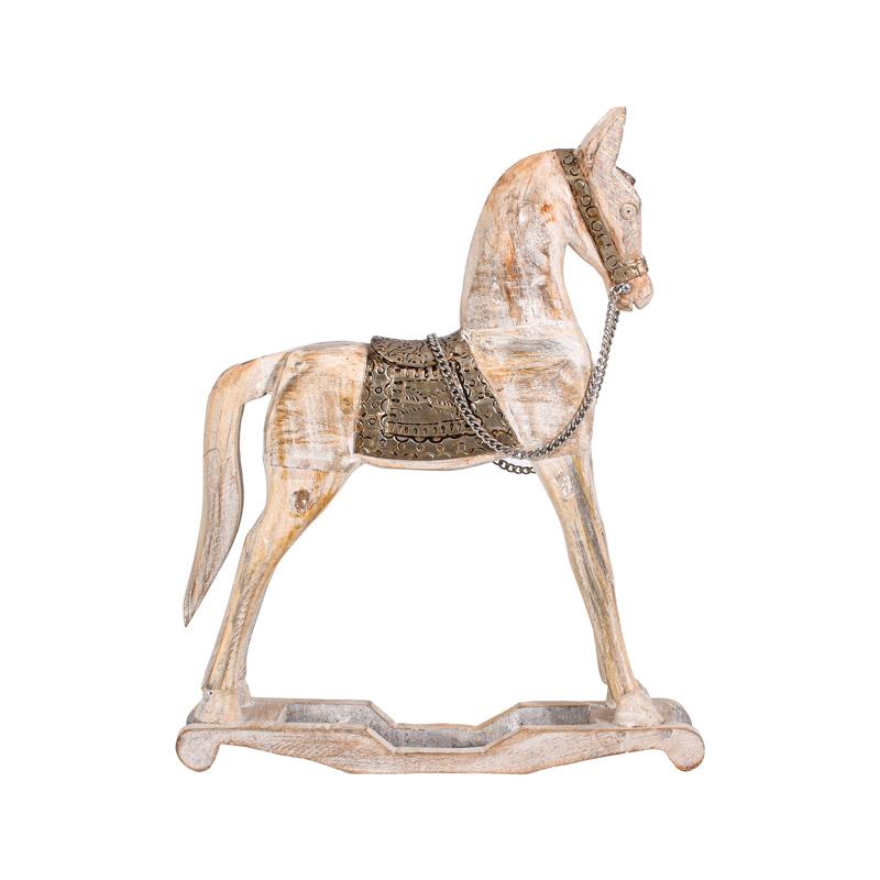 ΔΙΑΚΟΣΜΗΤΙΚΟ ΑΛΟΓΟ ΣΕ VINTAGE ΣΤΥΛ Fylianna FL6561 ΛΕΥΚΟ ΑΝΤΙΚΕ ΧΡΩΜΑ 27x8x34εκ - Image 3