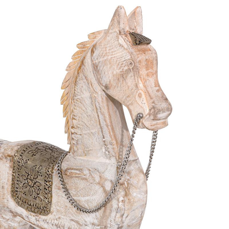 ΔΙΑΚΟΣΜΗΤΙΚΟ ΑΛΟΓΟ ΣΕ VINTAGE ΣΤΥΛ Fylianna FL7002 ΛΕΥΚΟ ΑΝΤΙΚΕ ΧΡΩΜΑ 39x15x71εκ - Image 3