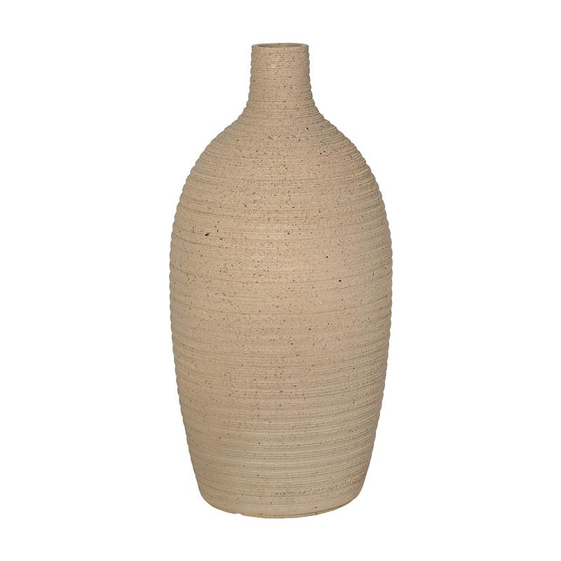 ΔΙΑΚΟΣΜΗΤΙΚΟ ΒΑΖΟ FL24078 POLYRESIN ΛΕΥΚΟ ΧΡΩΜΑ 30x30x76εκ