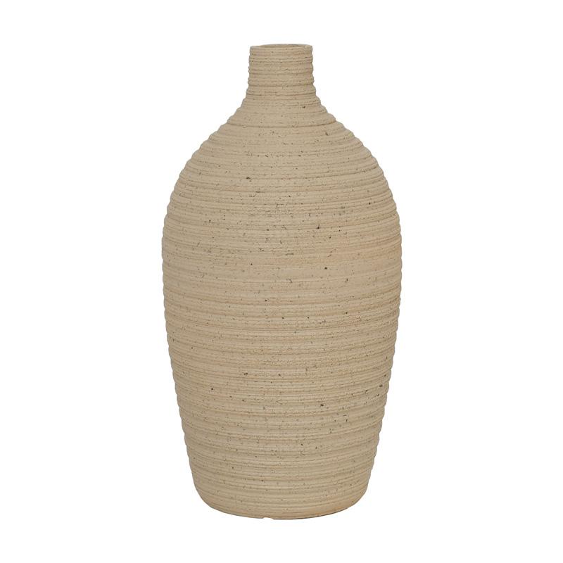 ΔΙΑΚΟΣΜΗΤΙΚΟ ΒΑΖΟ FL24078 POLYRESIN ΛΕΥΚΟ ΧΡΩΜΑ 33x33x60εκ