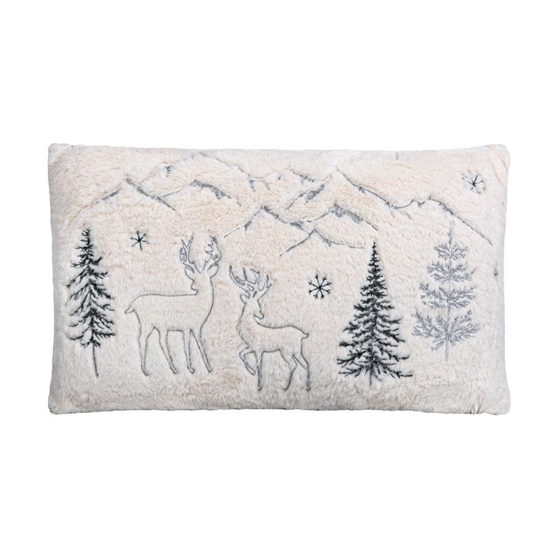 ΔΙΑΚΟΣΜΗΤΙΚΟ ΧΡΙΣΤΟΥΓΕΝΝΙΑΤΙΚΟ ΜΑΞΙΛΑΡΙ FL045 ΛΕΥΚΟ-ΠΡΑΣΙΝΟ 30x50x5εκ