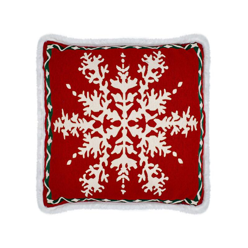 ΔΙΑΚΟΣΜΗΤΙΚΟ ΧΡΙΣΤΟΥΓΕΝΝΙΑΤΙΚΟ ΜΑΞΙΛΑΡΙ ΚΟΚΚΙΝΟ-ΛΕΥΚΟ-ΠΡΑΣΙΝΟ 44x44εκ